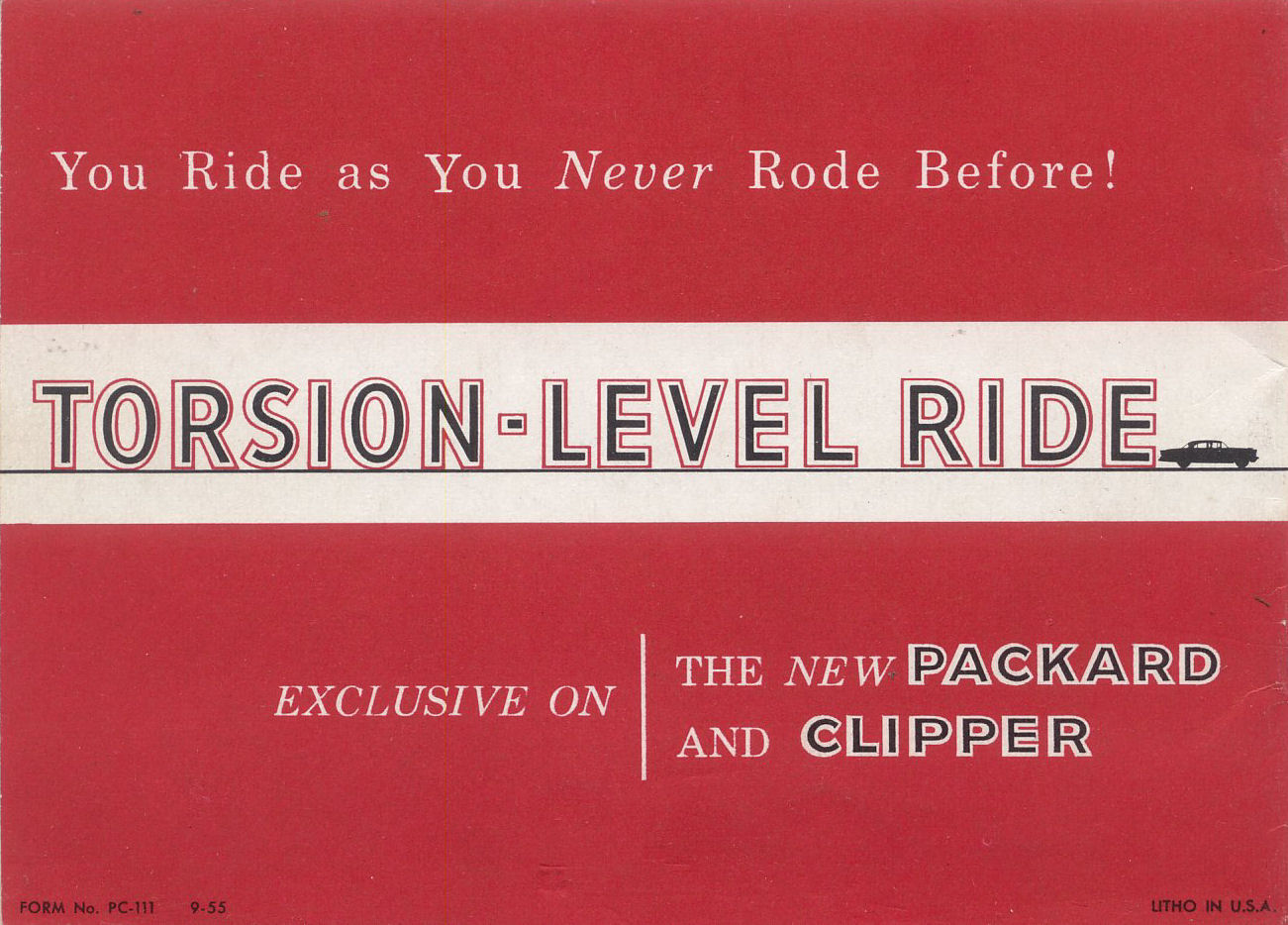 1956 Packard Torsion Ride Brochure Page 7